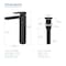 Kibi Blaze-T Single Handle Bathroom Vessel Sink Faucet with Pop Up Drain C-KBF1018MB-KPW101MB - alternate 10